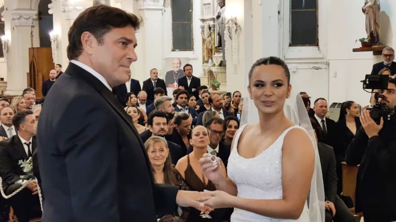 Matías Alé y Martina Vignolo dieron el sí: las fotos del casamiento
